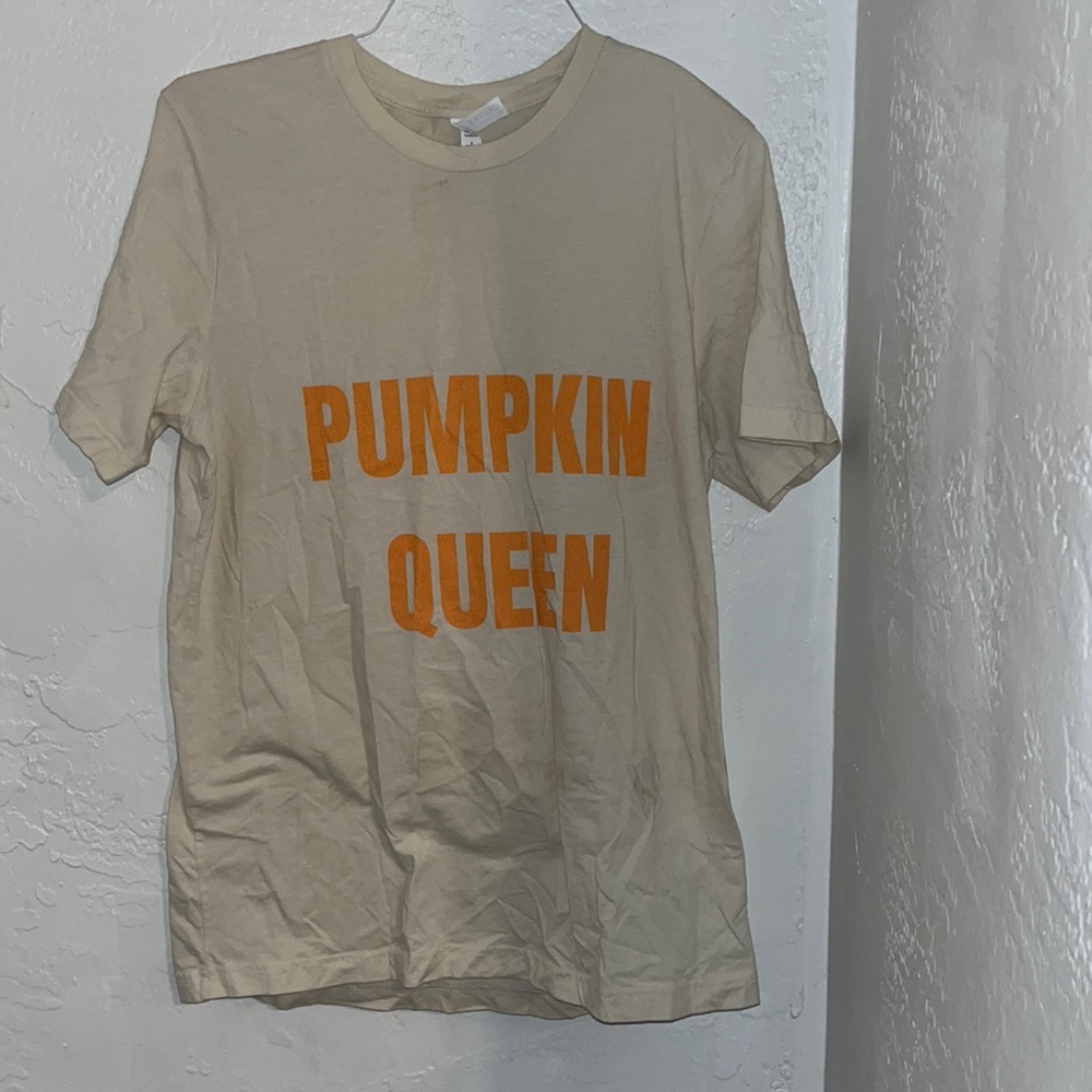 Halloween or fall pumpkin queen shirt